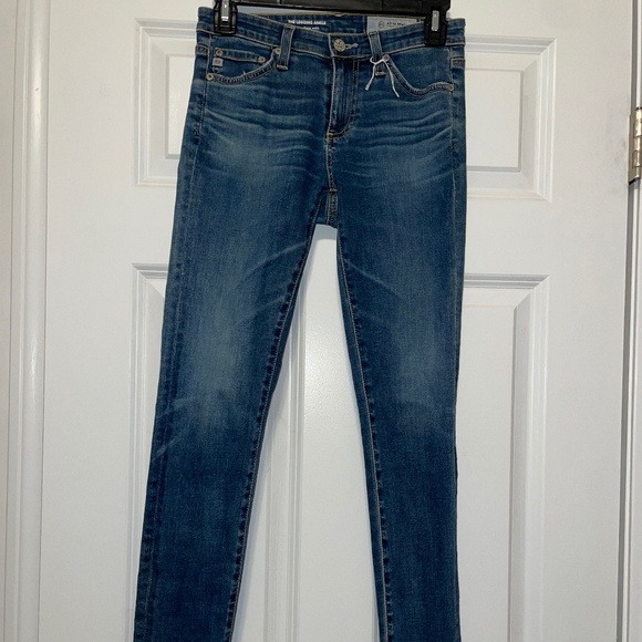 Ag Adriano Goldschmied Jeans Super Skinny Ankle Women’s Size 25R - Picture 1 of 8